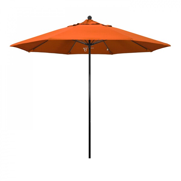 March Patio Umbrella, Octagon, 105" H, Sunbrella Fabric, Melon EFFO908-5415