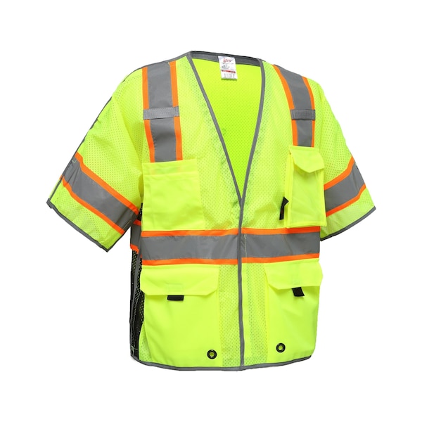 Gss Safety Class 3 Premium Breakaway Vest 2703-SM/MD - main