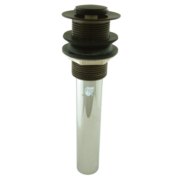 Kingston Brass Brass, Bathroom Sink Drain, Push Pop-Up Drain without Overflow EV8005 - main
