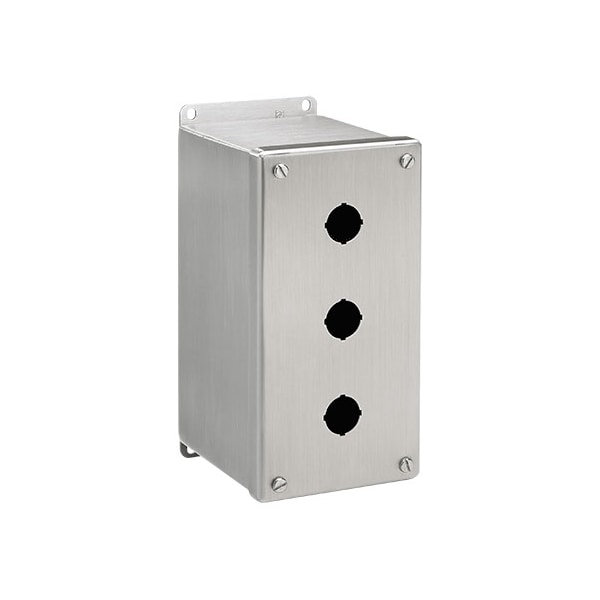 Nvent Hoffman Captive Screws Electrical Enclosures, 4 in H, 4-3/4 in D, 4 in W, NEMA 4X, 304 Stainless Steel E1PBXSS - main