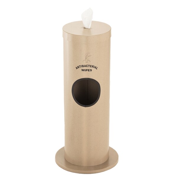 Glaro Gym Wipe Dispenser/Receptacle, Removable F1029-S-DS
