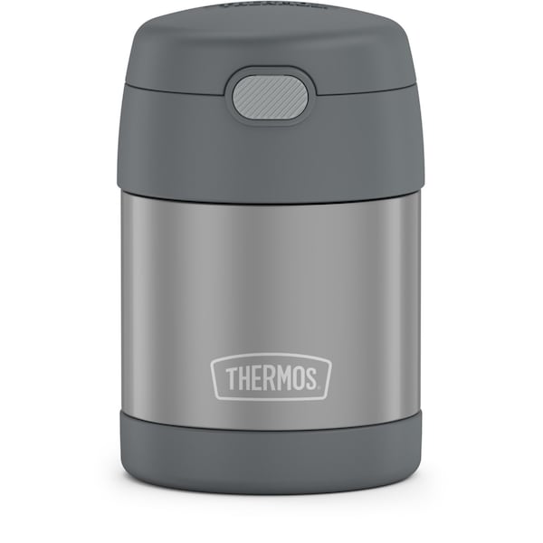 Thermos Vac Ins 10 oz Food Jar w/Spoon, Charcoal F3100CH6
