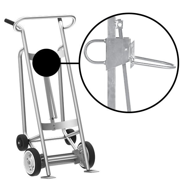 Valley Craft Four Wheel Drum Hand Truck, Aluminum F82425A0P - main