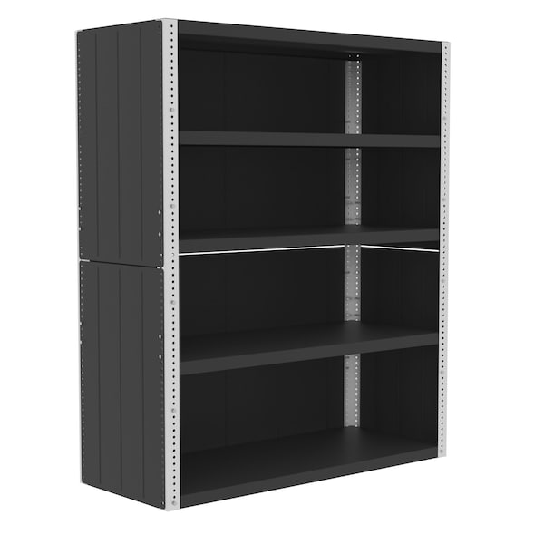 Valley Craft Preconfigured Enclosed Shelving Kit, 60"W F82434A9 - main