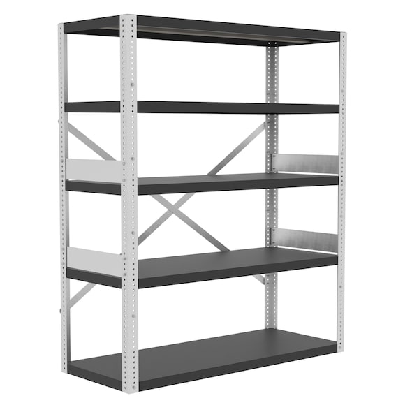 Valley Craft Preconfigured Open Shelving Kit, 60"Wx24 F82438A5 - main