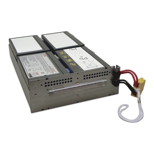 Apc UPS Battery, Mfr. No. SMT1500RM2U, 48V DC, Detachable Cable APCRBC133 - main