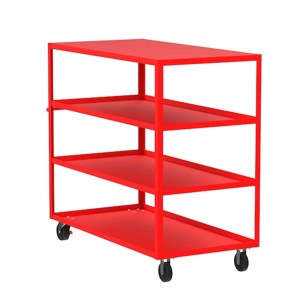 Valley Craft Utility Cart, Steel, 3600 lb Load Capacity, 65 in L, 30 in W F89167RDPH - main