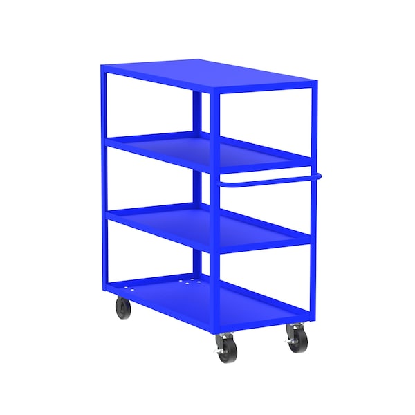 Valley Craft Utility Cart, Steel, 3600 lb Load Capacity, 53 in L, 24 in W F89169BUPH - main
