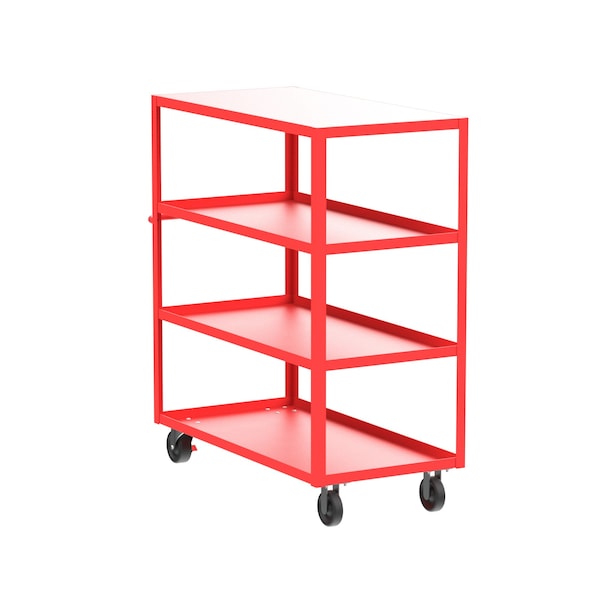 Valley Craft Utility Cart, Steel, 3600 lb Load Capacity, 53 in L, 24 in W F89169RDPH - main