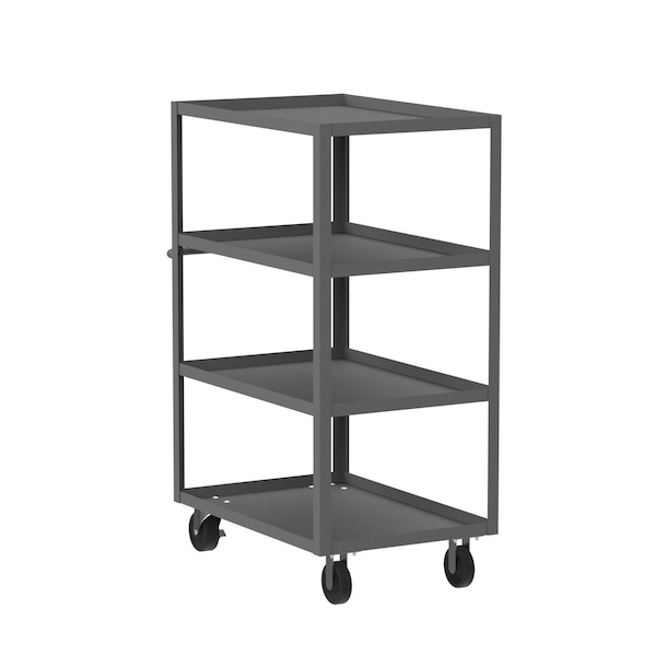 Valley Craft Utility Cart, Steel, 3600 lb Load Capacity, 41 in L, 24 in W F89172GYPH - main