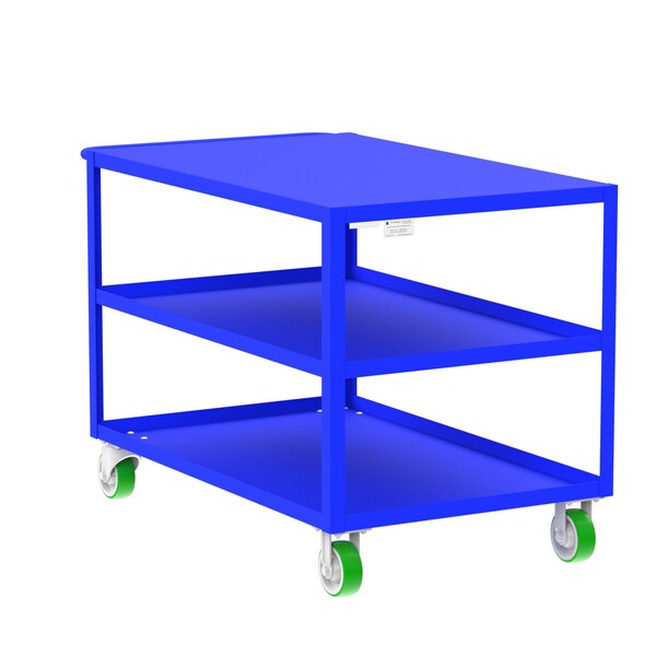 Valley Craft Utility Cart, Steel, 2000 lb Load Capacity, 53 in L, 30 in W F89175BUPY - main