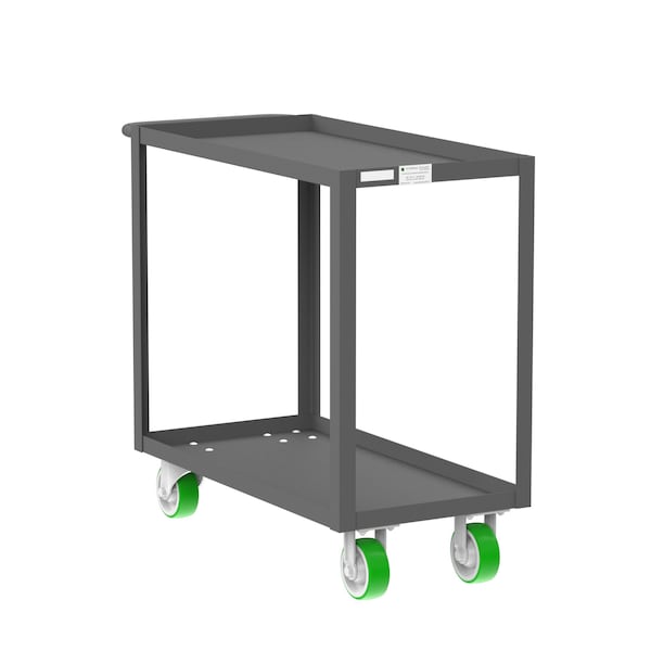 Valley Craft Utility Cart, Steel, 2000 lb Load Capacity, 41 in L, 18 in W F89184GYPY - main