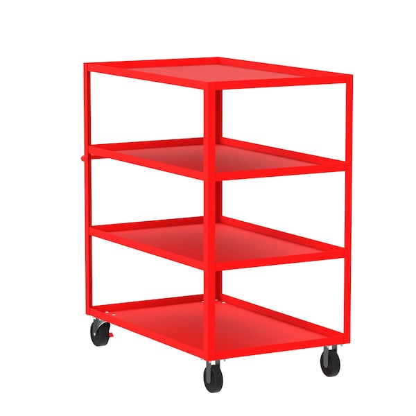 Valley Craft Utility Cart, Steel, 3600 lb Load Capacity, 53 in L, 30 in W F89229RDPH - main