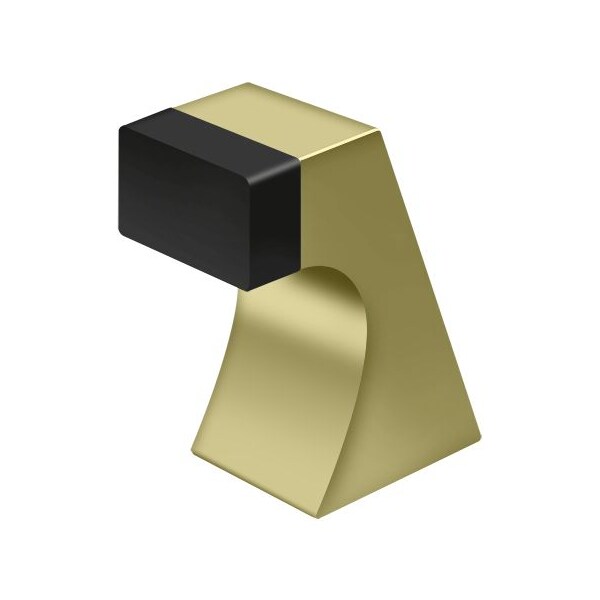 Deltana Contemporary Floor Door Bumper Unlacquered Bright Brass 2.5" FDB250U3-UNL - main