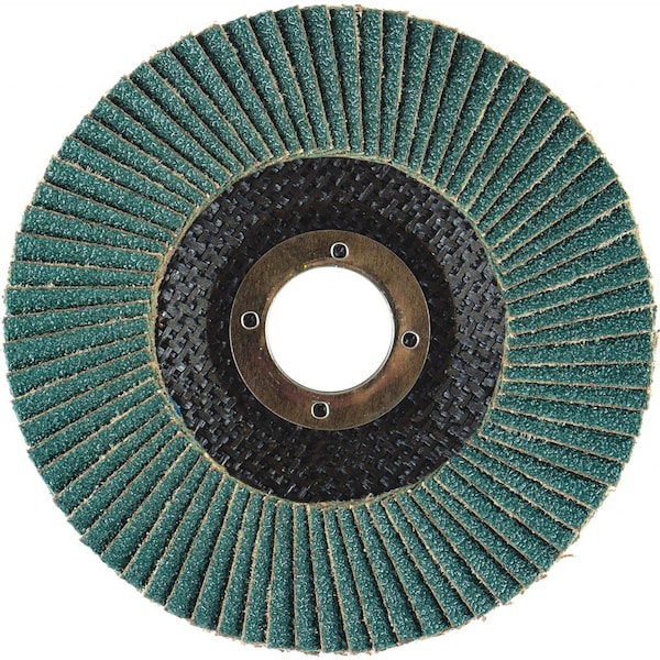 Arc Abrasives 4-1/2" x 7/8" T27 - Flat Face SZA Fiberglass Flap Disc, 80 Grit 10826FF - main