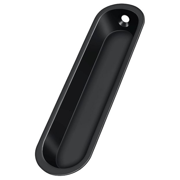 Deltana Flush Pull, 4" X 1" X 1/2" Black FP828U19