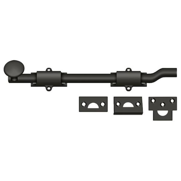 Deltana Surface Bolt With Off-Set, Heavy Duty Oil Rubbed Bronze 10" FPG1010B - main