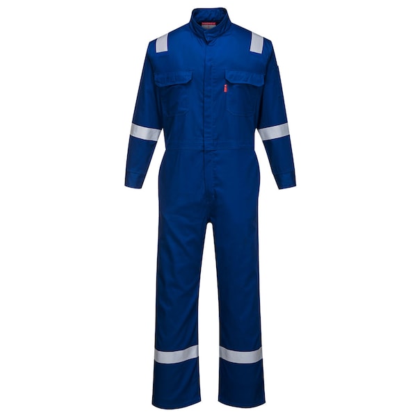 Portwest Bizflame Iona FR Coverall, 88/12, 8.2 cal/cm2 ATPV, Zipper, Royal Blue, M FR94 - main