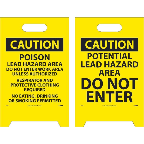 Nmc Caution Poison Lead Hazard Area Do Not E FS19