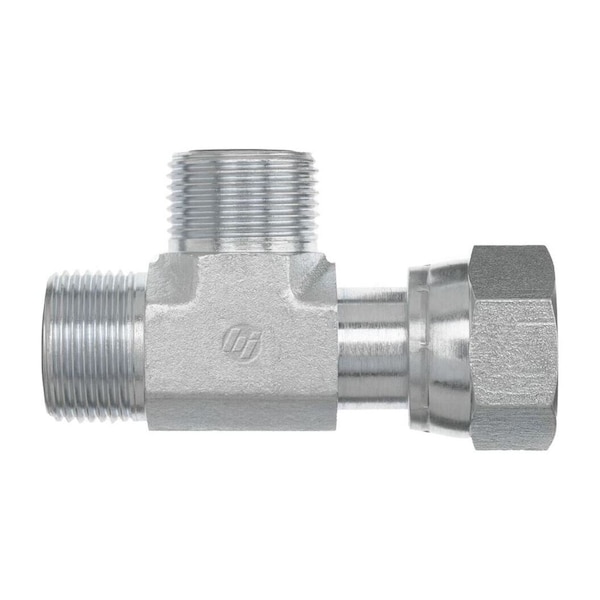 Brennan Industries Fittings, 1/4" Male- 1/4" Female Swivel S FS6602-04-04-04-FG - main