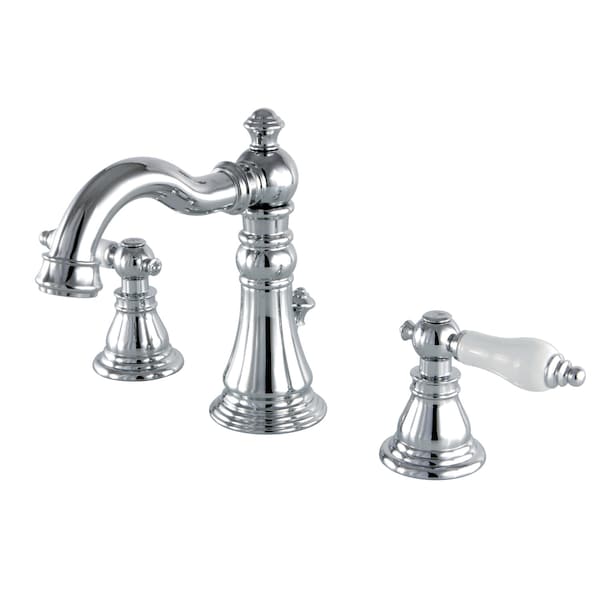 American Patriot Dual Handle FSC1971APL 8" Widespread Lavatory Faucet, 8" to 16" Mount, Polished chrome 3 Hole FSC1971APL - main
