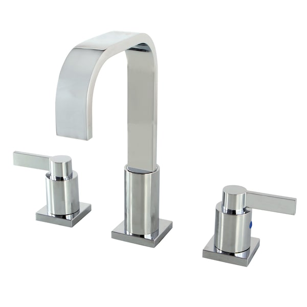 Nuvofusion Dual Handle FSC8961NDL 8" Widespread Lavatory Faucet, 8" to 16" Mount, Polished chrome 3 Hole FSC8961NDL - main