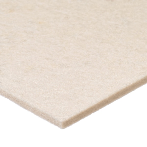 Usa Industrials Grade F1 Felt Sheet No Adh, 1/8" Thick x 12" Wide x 12