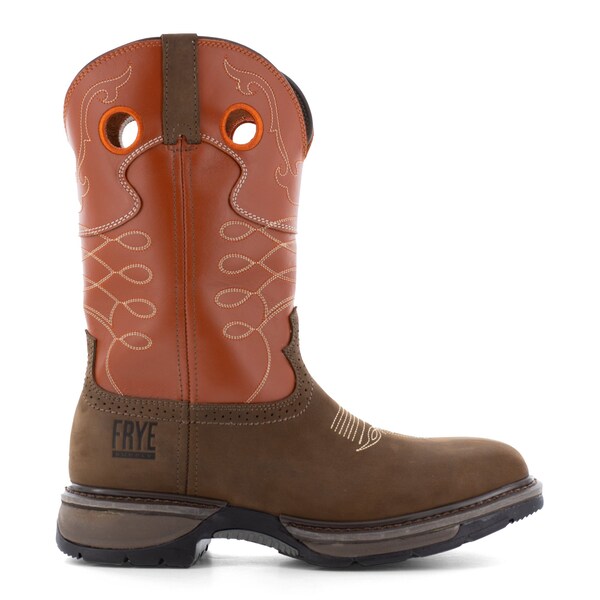 Frye Supply Boots Mens Size 12W Brown Leather Waterproof Work Slip Resistant Male Frye Supply Frye WGFR40202 Men main image 2