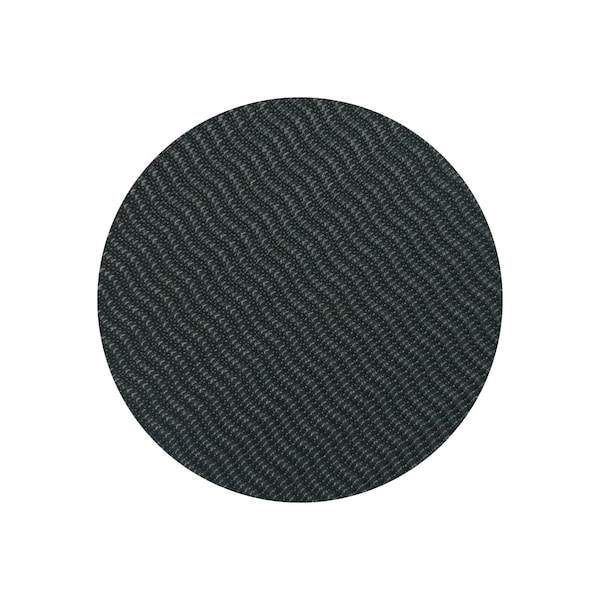 Tapecase Reclosable Fastener, Disc, Rubber Adhesive, 4 in, Black, 10 PK SJ3541
