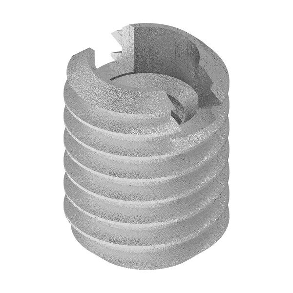 Zoro Select Standard Wall Self Locking Thread Insert, No. 4-40 Int Thrd Sz, 316 Stainless Steel 316-004 - main