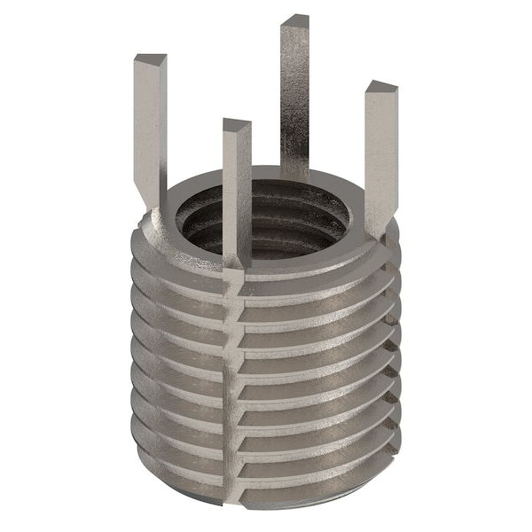 Zoro Select Key Locking Thread Insert, Thin Wall, 4 Keys, M10-1.25 Int Thrd Sz, M14-1.50 Ext Thrd Sz, 10 PK 217-076555 - main