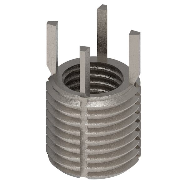 Zoro Select Key Locking Thread Insert, Thin Wall, 4 Keys, M10-1.25 Int Thrd Sz, M14-1.50 Ext Thrd Sz, 10 PK 217-077555 - main