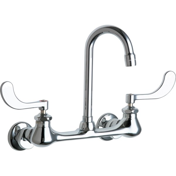 Chicago Faucets Manual 7-1/4" - 8-3/4" Mount, Sink Faucet, Chrome plated 631-XKABCP