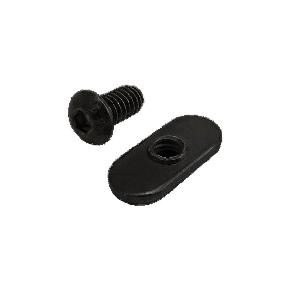 80/20 1/4"-20 Socket Head Cap Screw, Button-Head, Black Zinc Plated Steel, 1/2 in Length 3393 - main