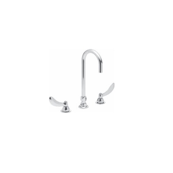 Delta Dual Handle Two Handle 8In Below Deck-Mount Faucet, Chrome 3 Hole 27C2974 - main
