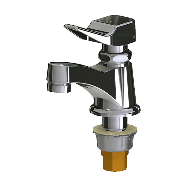 Chicago Faucet Metering Single Supply Metering Sink Faucet, Single Hole Mount, Chrome plated 1 Hole 333-336PSHVPAABCP - main