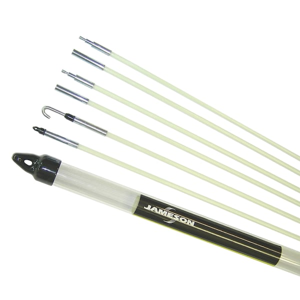 Jameson 763T 59.56 Glow Rod Kit with 18 Feet of Fiberglass Fish Rod