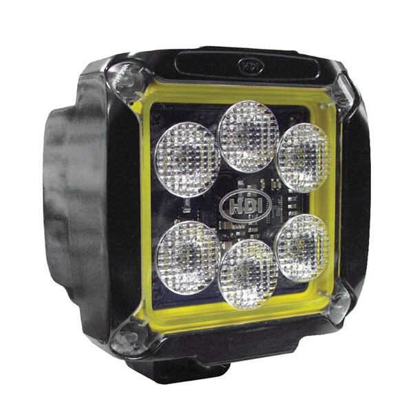 Jameson HDI Series 33-watt LED Equipment Light, Spot/Wide Beam, 3000 lumen HDI-1812-3000-HY - main