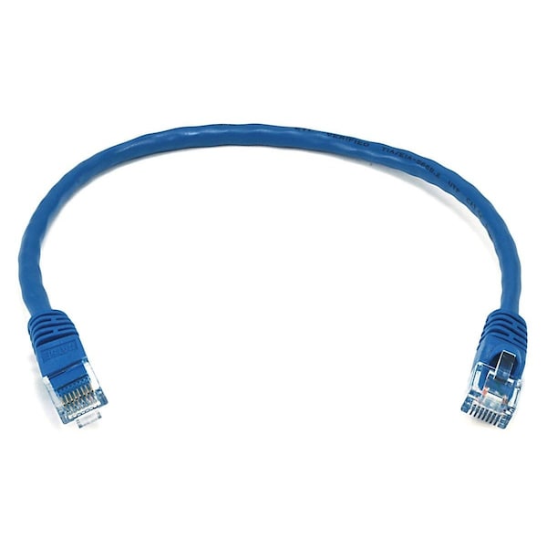 Monoprice Ethernet Cable, Cat 5e, Blue, 1 ft. 2127 | Zoro