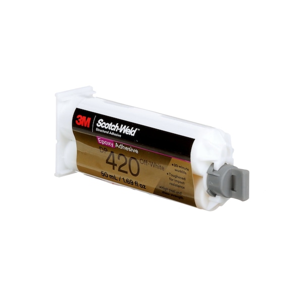 3M Epoxy Adhesive, DP420 Series, Off-White, Dual-Cartridge
