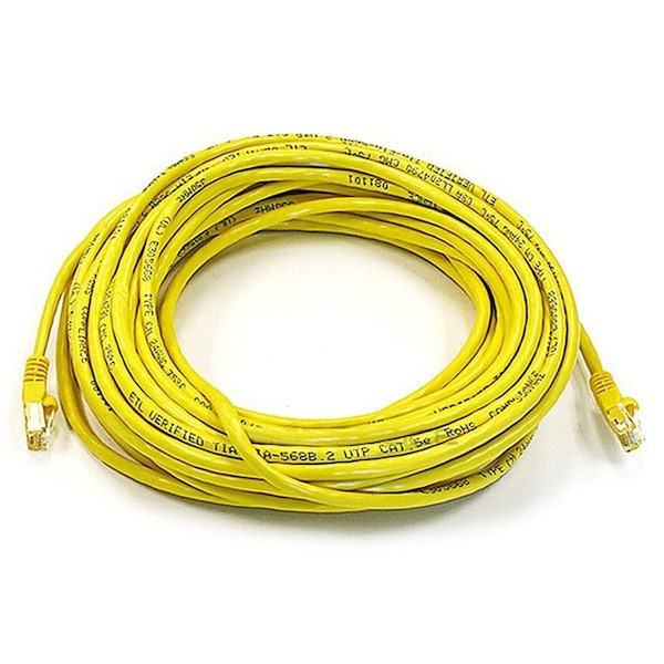 Cat.6 Network Cable - Yellow - 10x - 5 M - (Set) - CAT6 Ethernet Cable LAN Cable 1000 Mbit Patch Cable - View #4