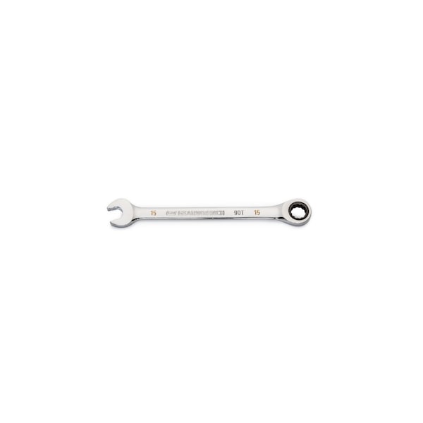 Gearwrench 15mm 90-Tooth 12 Point Ratcheting Combination Wrench 86915 - main