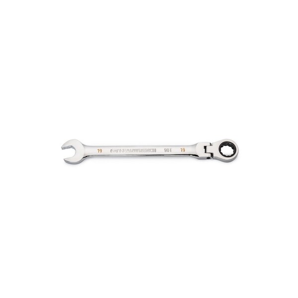 Gearwrench 19mm 90-Tooth 12 Point Flex Head Ratcheting Combination Wrench 86719 - main