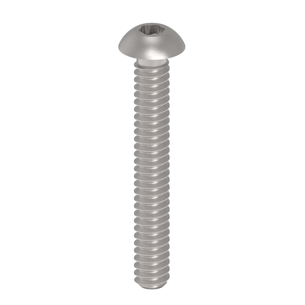 Zoro Select No. 6-32 x 1 in Torx Button Standard Machine Screw, Unfinished A286 Stainless Steel ZBM133-286 - main