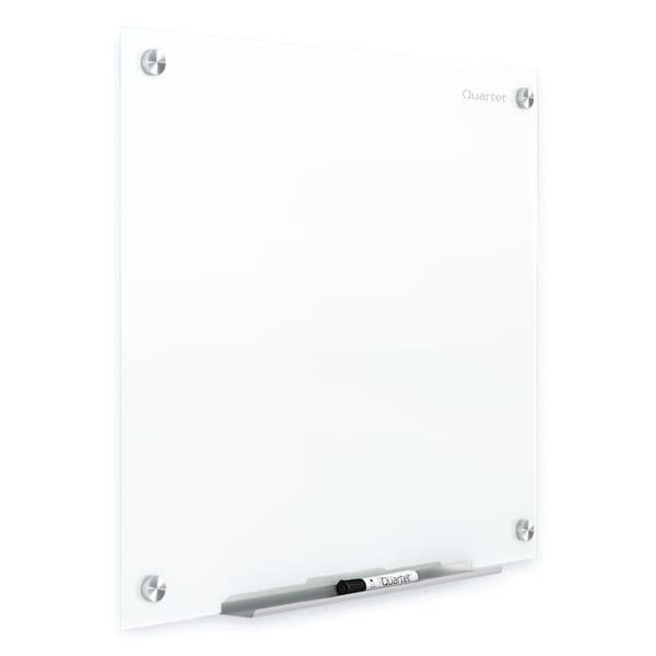 Quartet Magnet Whiteboard, Brilliance Glass, Glass, 48 in, 48 in, White G24848W - main