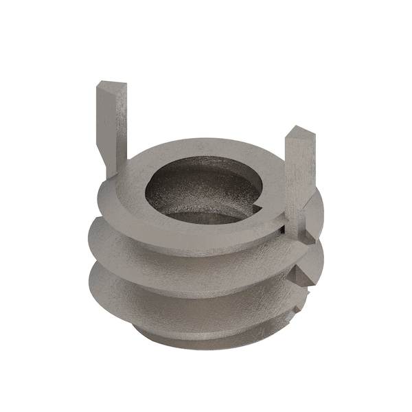 Zoro Select Key Locking Thread Insert, Thin Wall, 2 Keys, No. 6-32 Int Thrd Sz, No. 12-28 Ext Thrd Sz, 10 PK 217-076285 - main