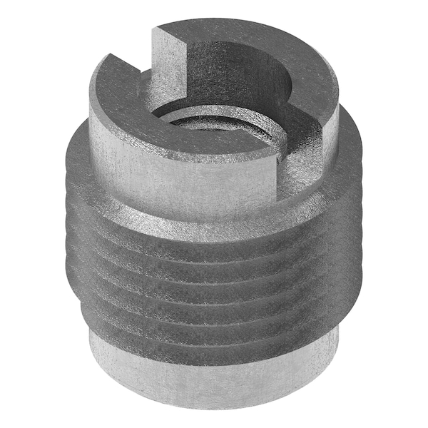 Zoro Select Knife Thread Insert, 5/16"-24 Int Thrd Sz, 5/8 in L, 1/2 in Dia., 18-8 Stainless Steel, Plain, 5 PK 400-524-CR-PK5 - main