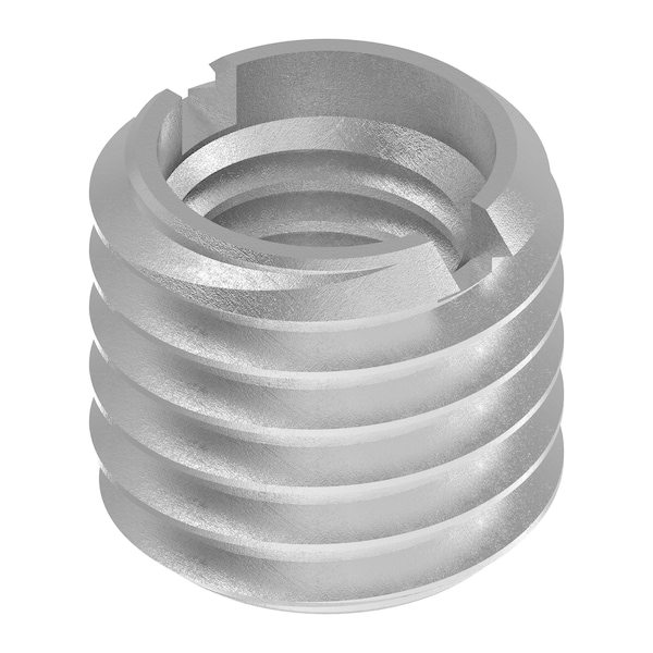 Zoro Select Standard Wall Self Locking Thread Insert, M10-1.50 Int Thrd Sz, 18-8 Stainless Steel EZ-653-10 - main