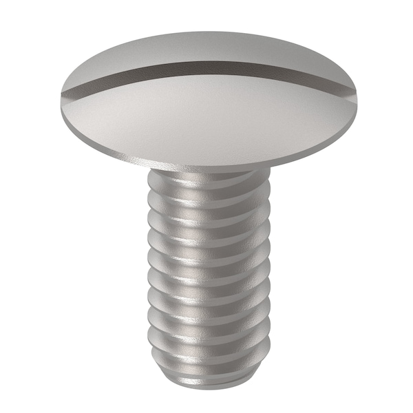 Zoro Select 5/16"-18 x 3/4 in Truss Head Slotted Round Machine Screw, 18-8 Stainless Steel, Passivated ZW1244 - main