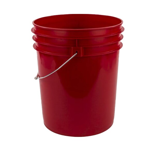 Zoro Select Pail, 5.0 gal., Open Head, Red, Logo ROP2150RMGRAINGER Zoro